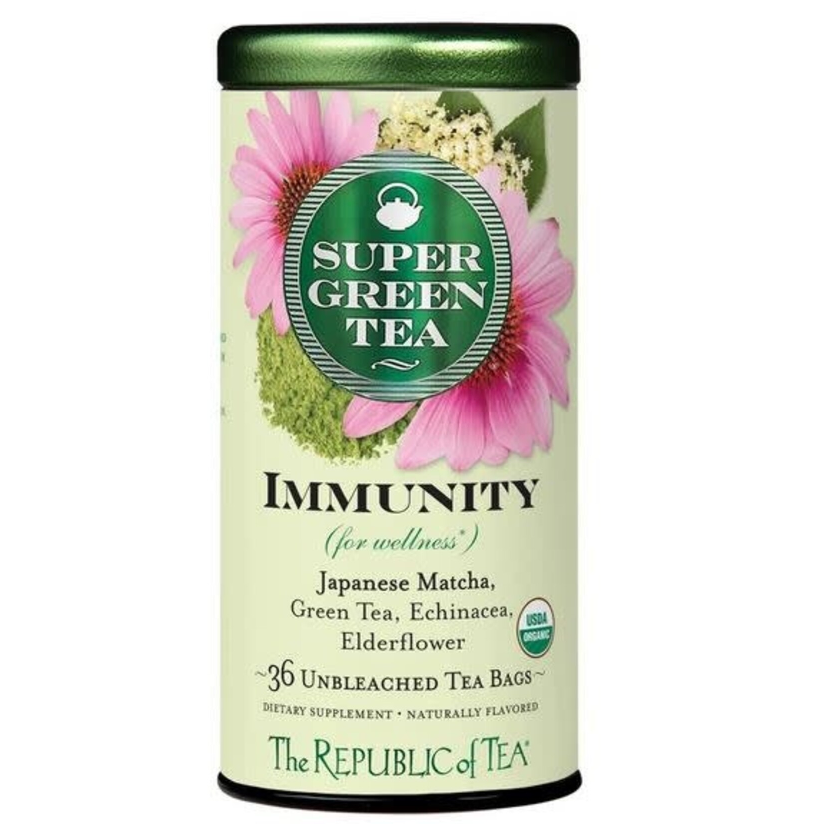 Tea: Organic Immunity Green Tea (36 Tea Bags)