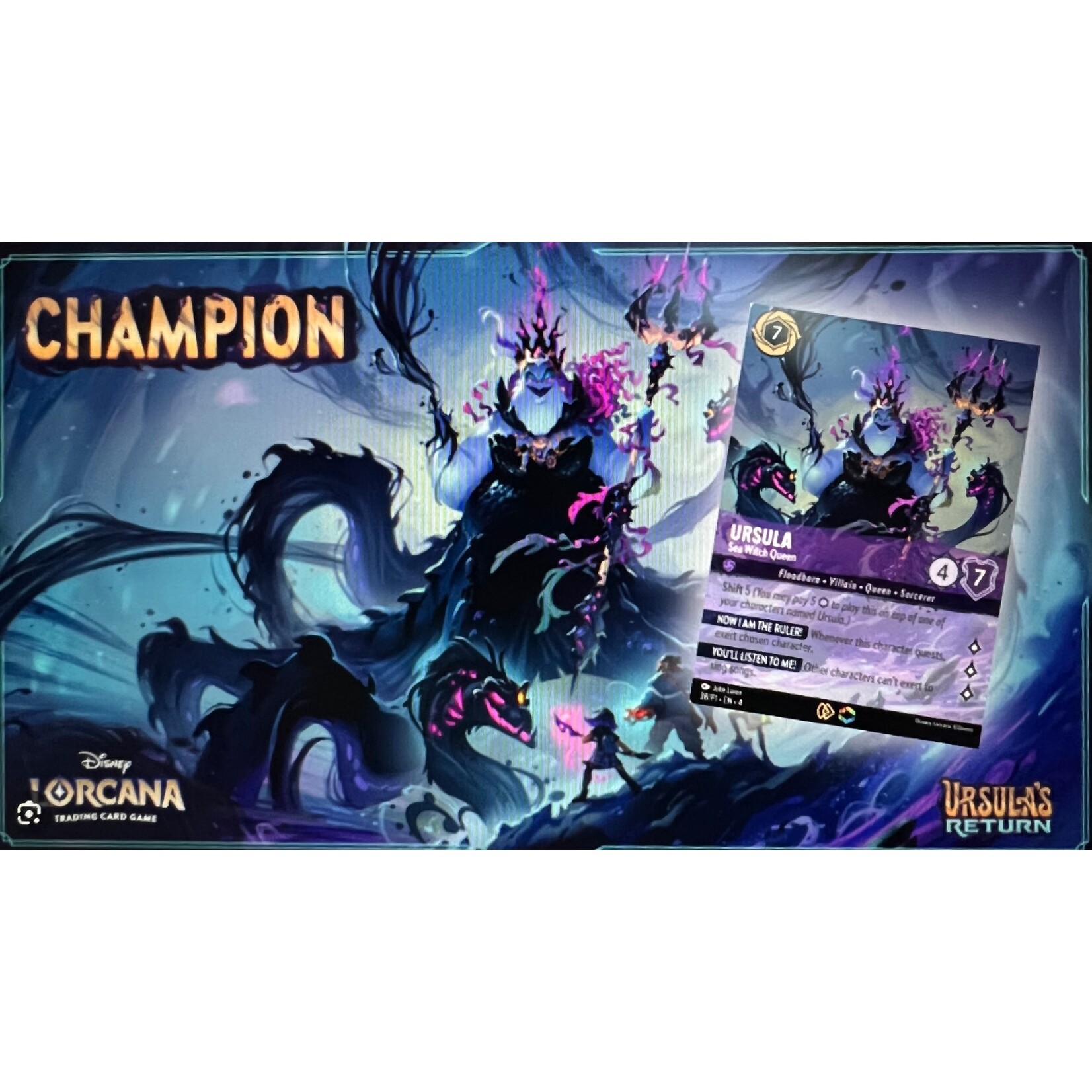 Disney Lorcana: Ursula's Return Championship (7/13) All Sales Final