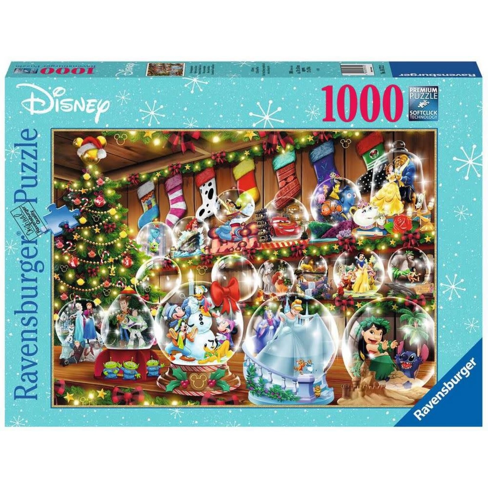 Disney Snow Globes Seasonal 1000 Piece Puzzle