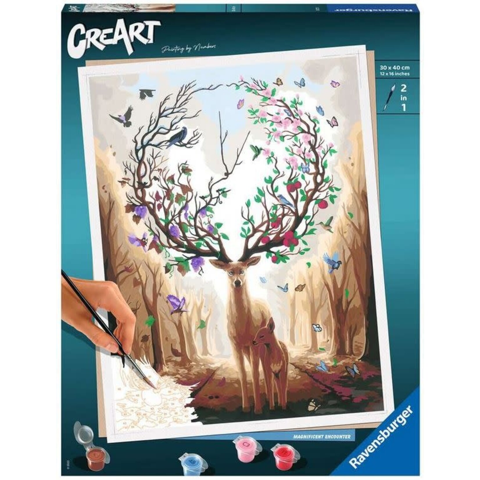 CreArt: Magnificent Encounter 12x16 Paint by Number