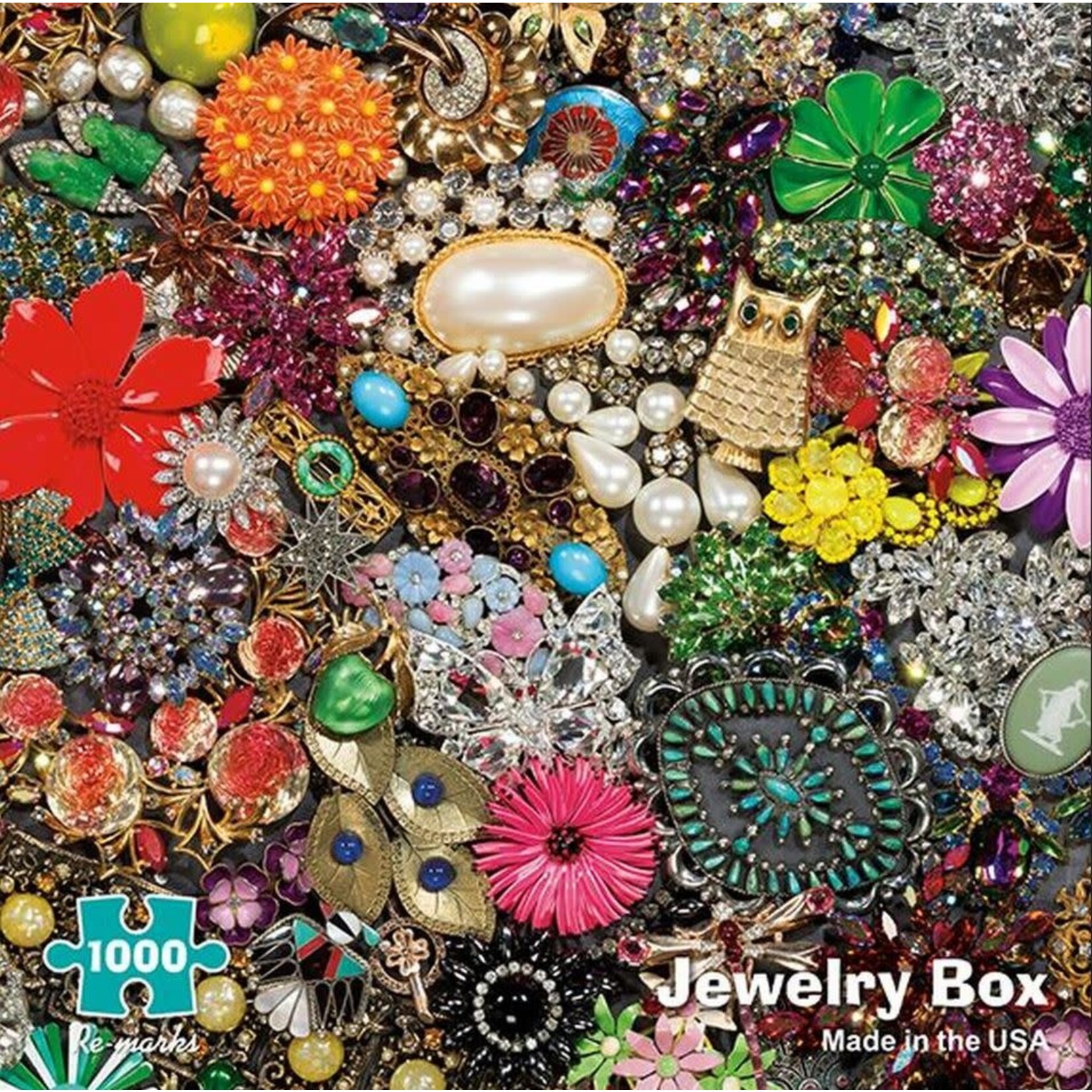Jewelry Box 1000 Piece Puzzle Dragon Cache Game