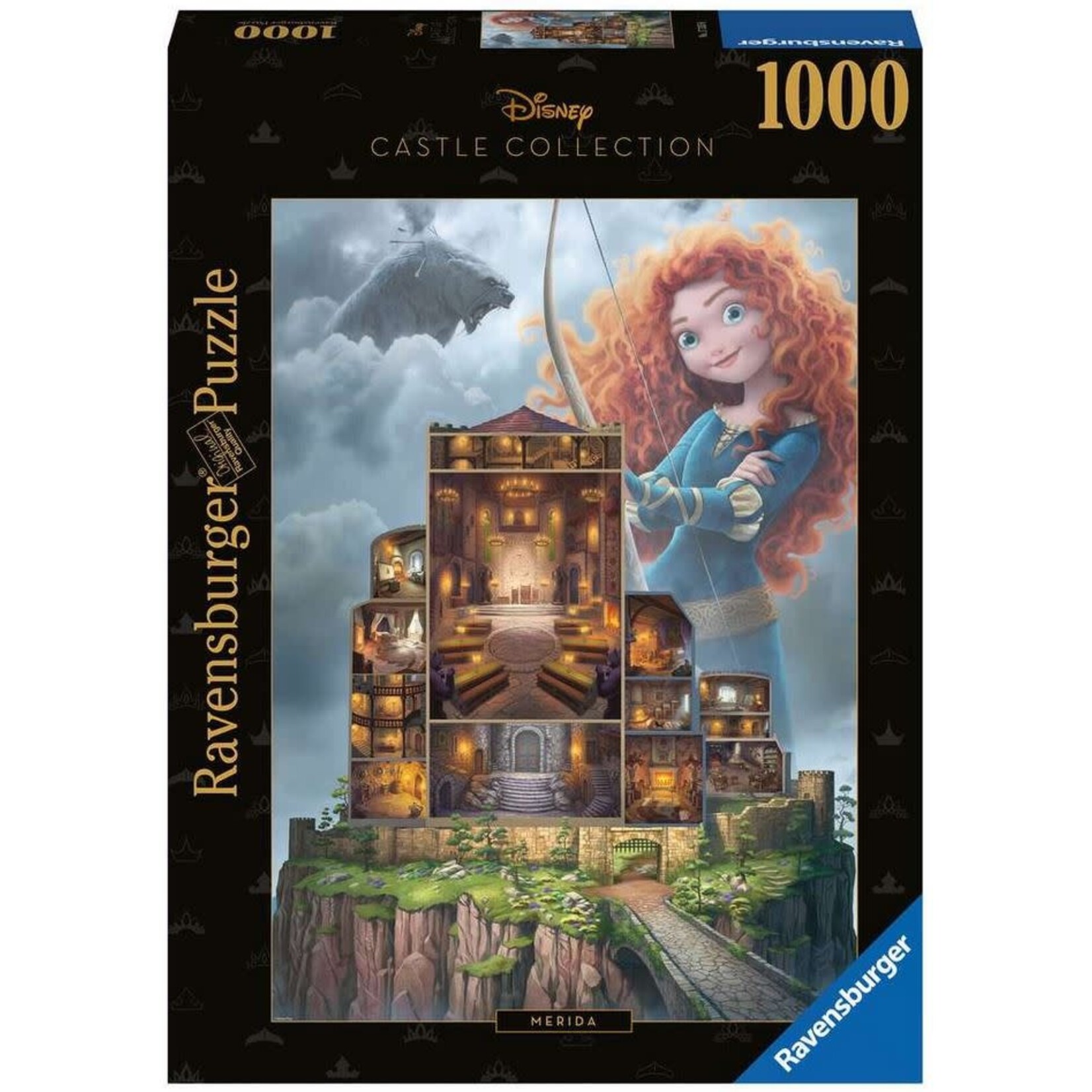 Disney Castle: Merida 1000 Piece Puzzle Dragon Cache