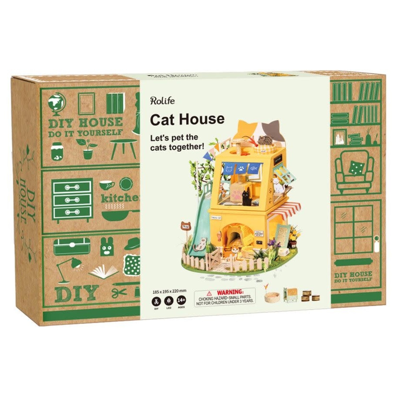 Miniature House Kit - Cat House