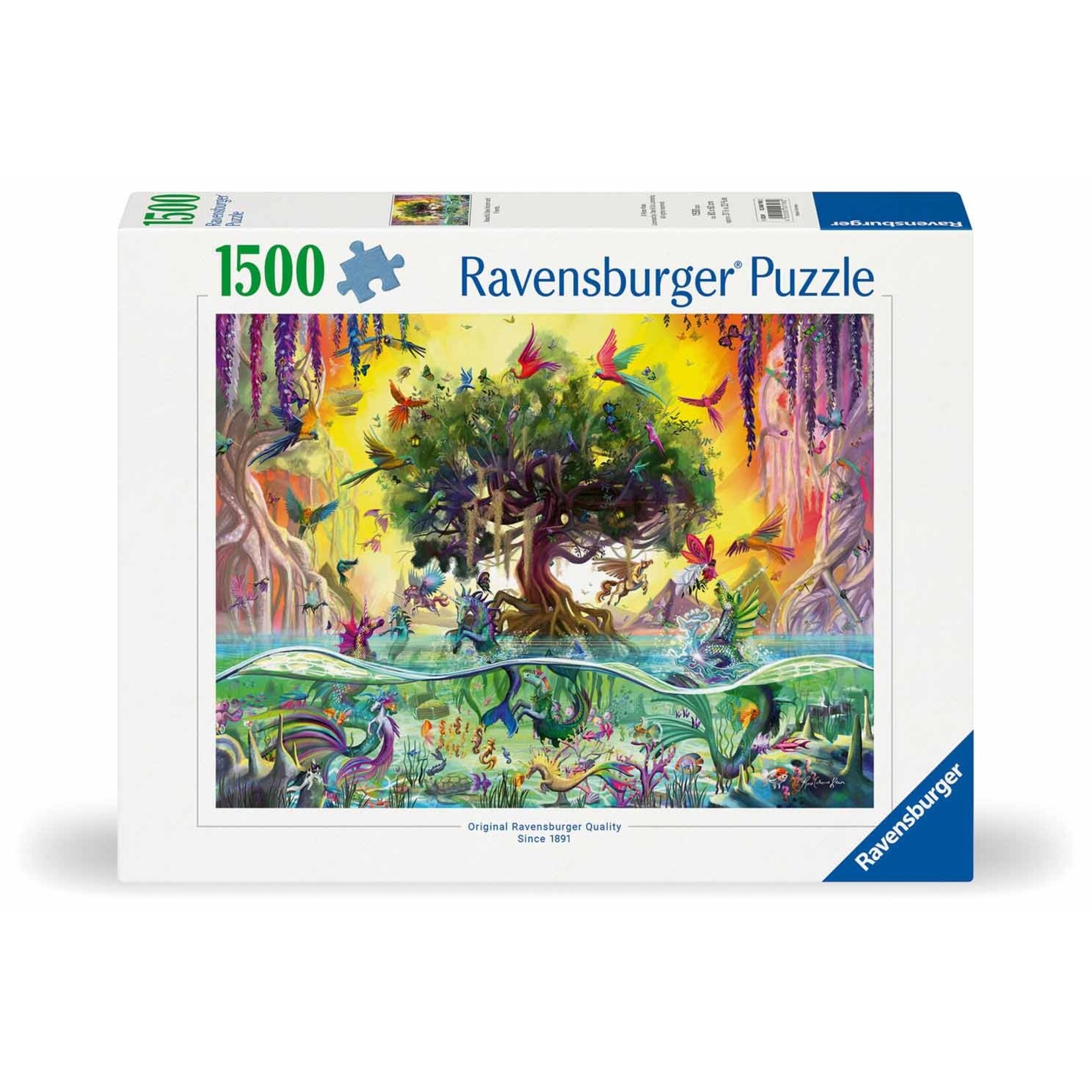 Beautiful Sea Unicorn & Friends 1500 Piece Puzzle