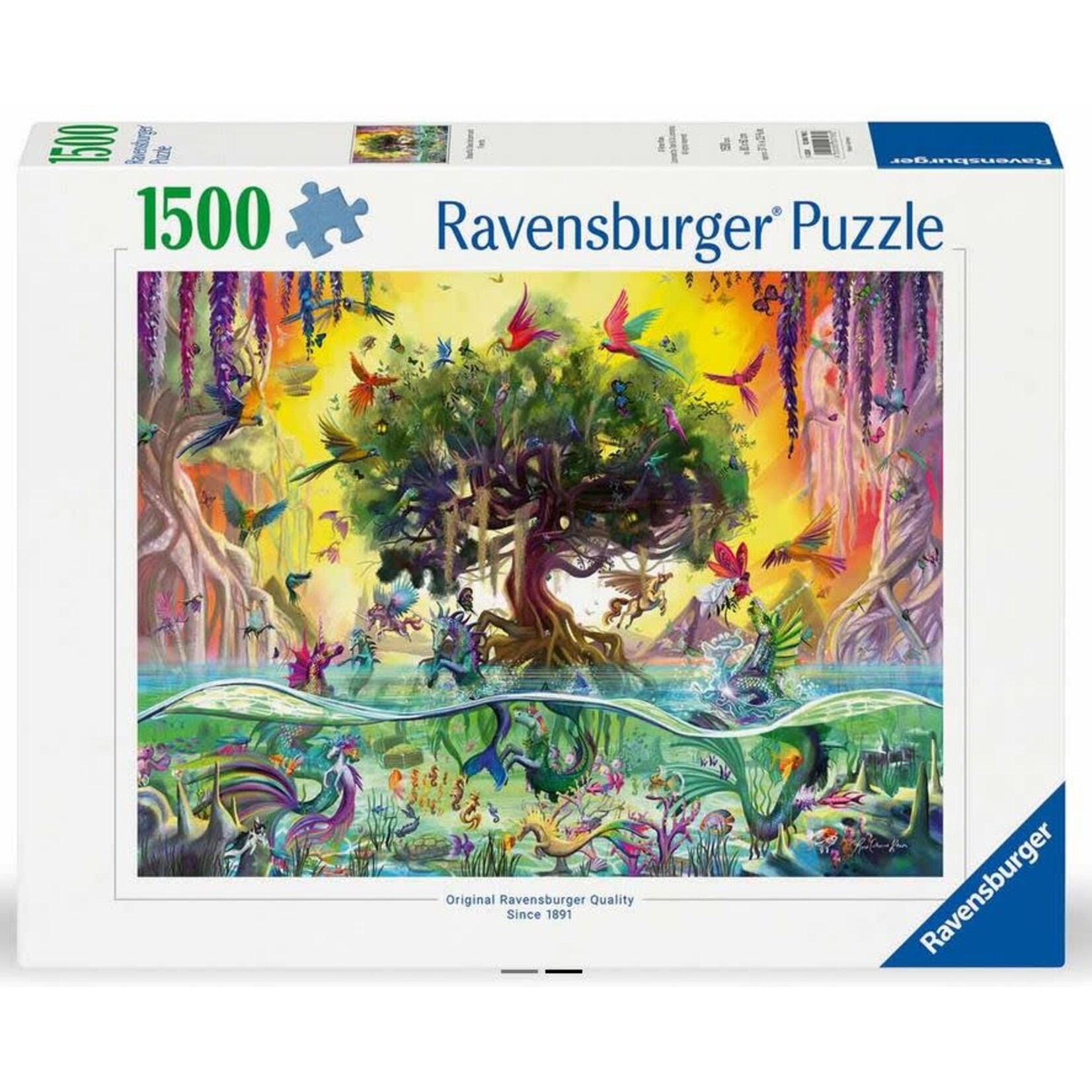 Beautiful Sea Unicorn & Friends 1500 Piece Puzzle