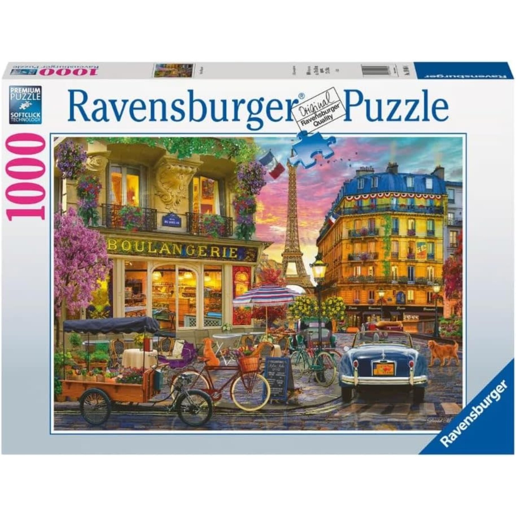 Paris in the Dawn 1000 Piece Puzzle