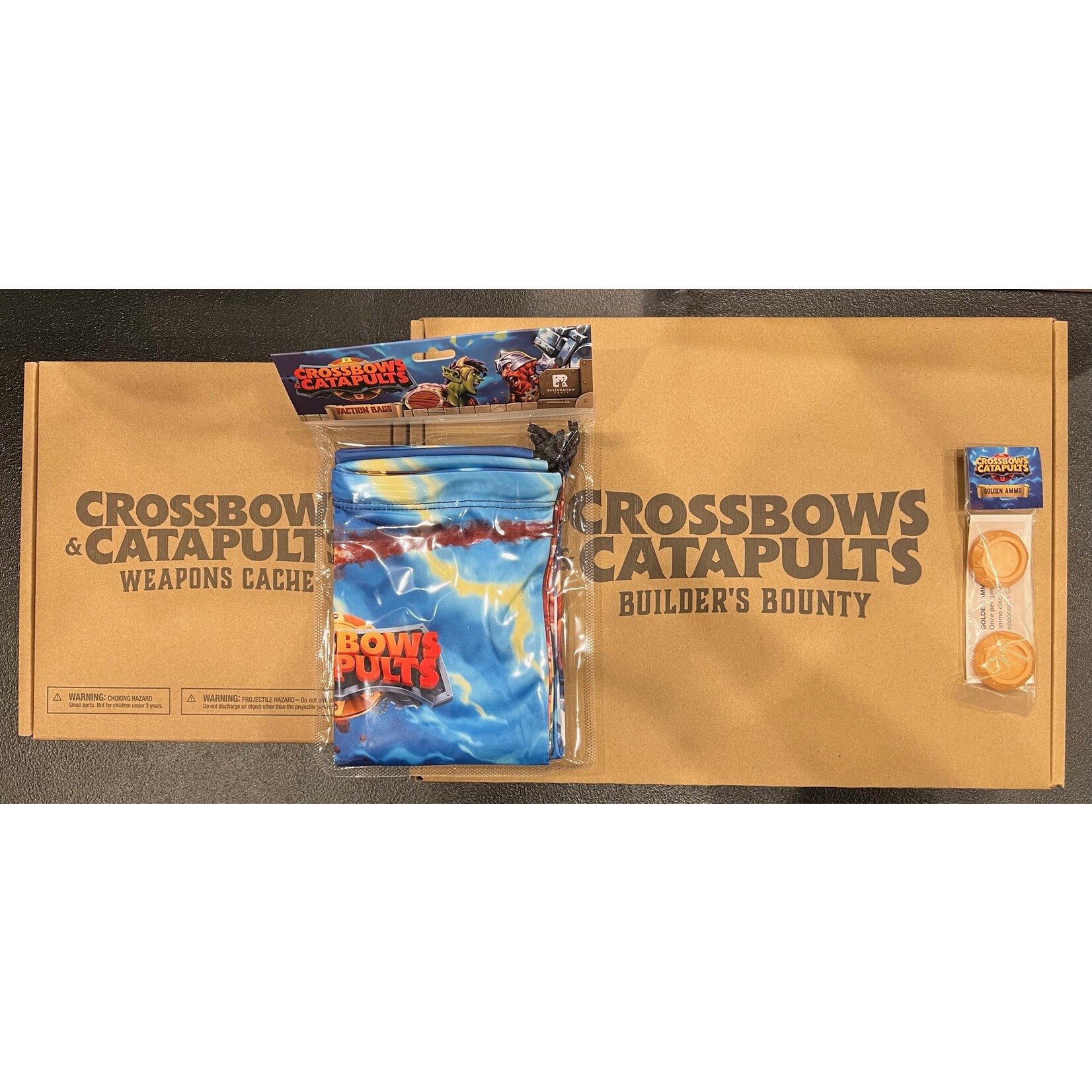 Crossbows & Catapults KS Bundle (Fortress War+Builder's Bounty+Faction Bags+Weapons Cache) (All Sales Final)