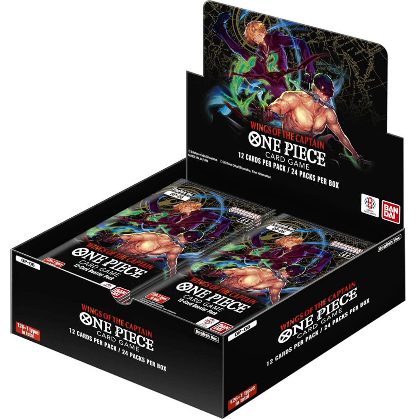 One Piece: Wings of the Captain [OP-06] Booster Box (24) (All Sales Final)