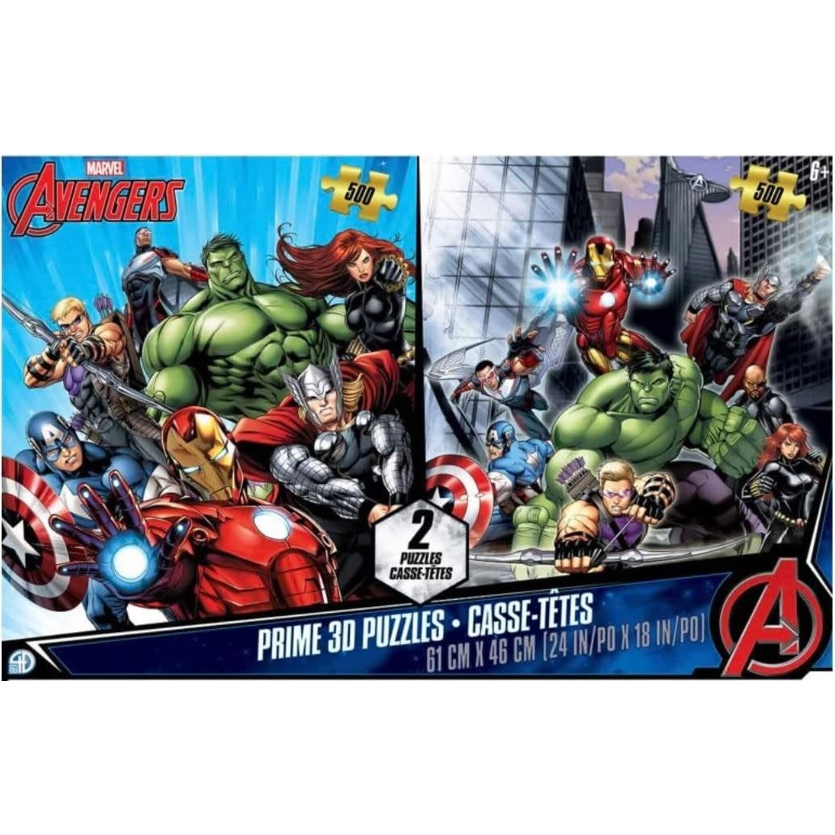 #18989 Avengers 2 Prime 30 Puzzles (500 each) Dragon Cache Used Game