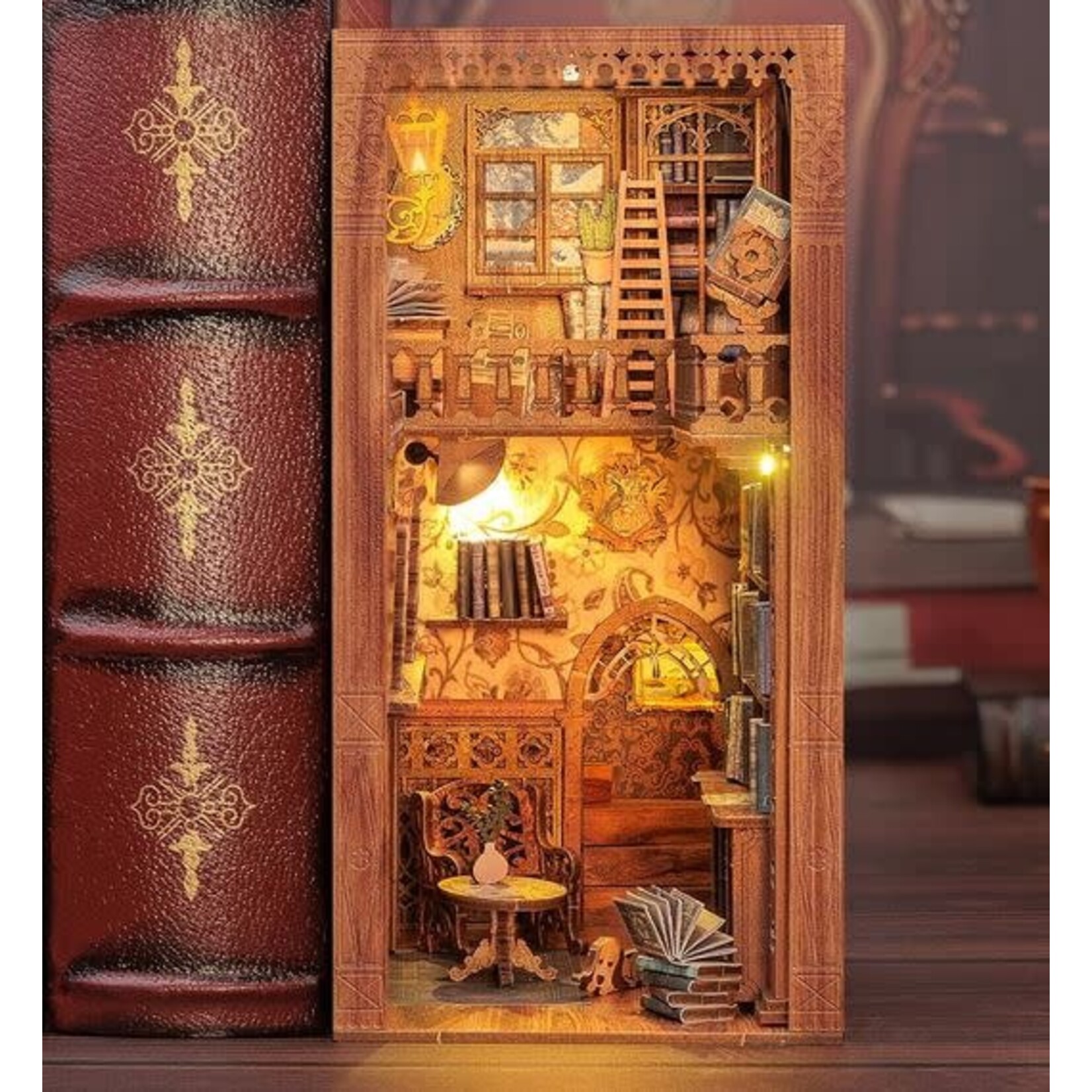 Book Nook Kit - Eternal Bookstore with Dust Cover