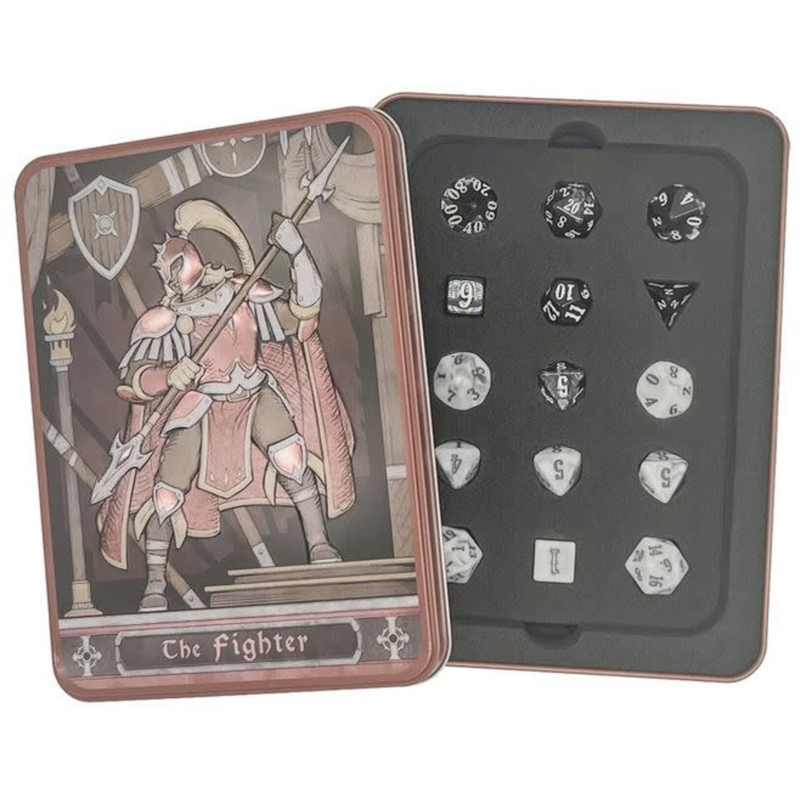 RPG Class Dice: Epic Resin- Fighter Dice Set (15)