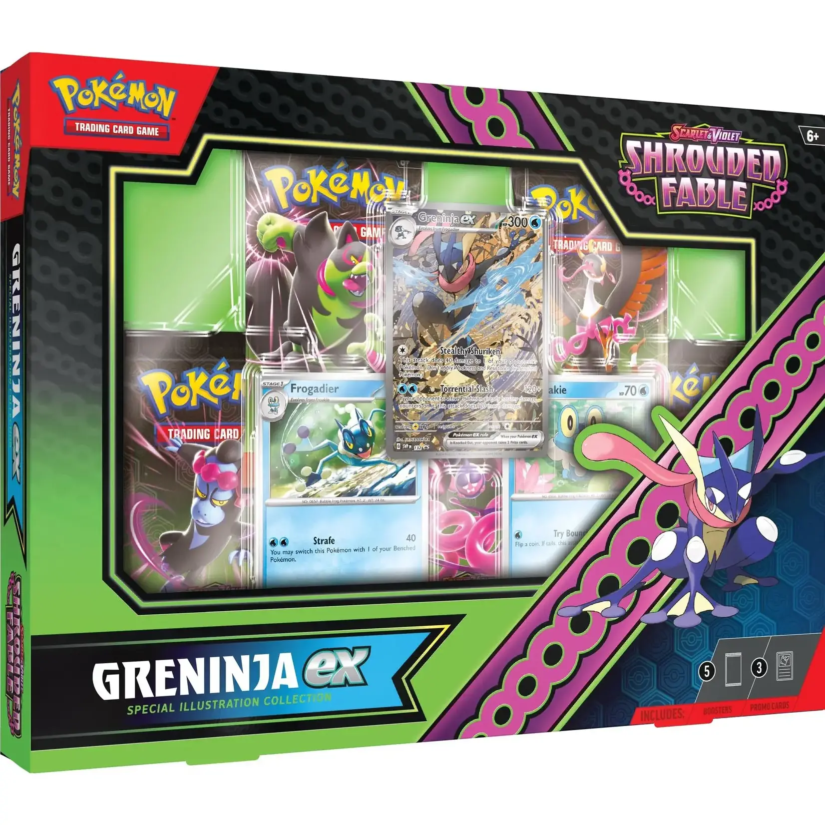 Pokemon: Shrouded Fable Special Illustration Collection Greninja ex