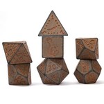 Sirius Dice: Illusory Stone Granite | 7 Die Polyhedral Set | SDZ002303