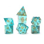 Sharp-Edged Aqua Fairy | 7 Die Polyhedral Set | SDZ001408