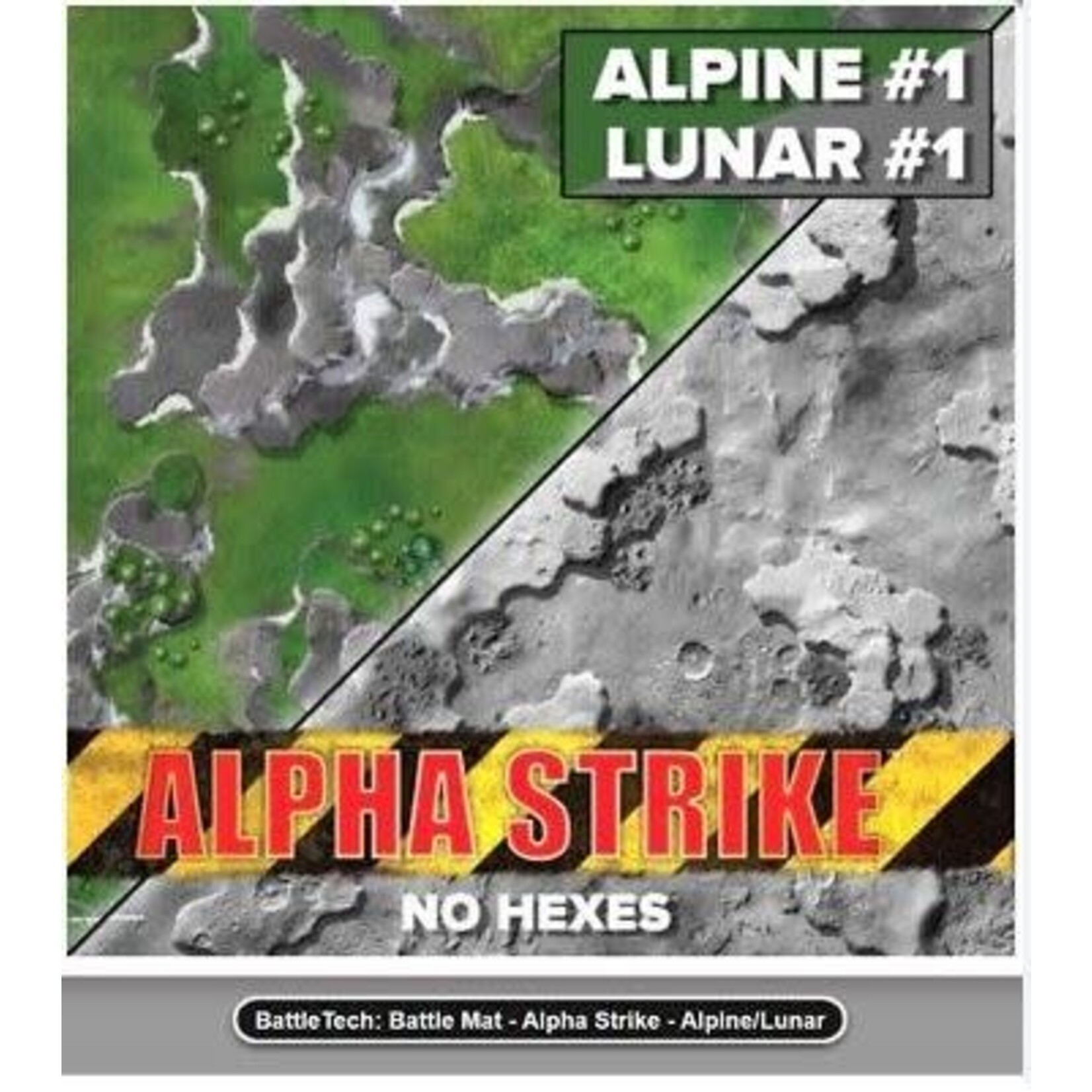BattleTech: Battle Mat - Alpha Strike - Alpine/Lunar
