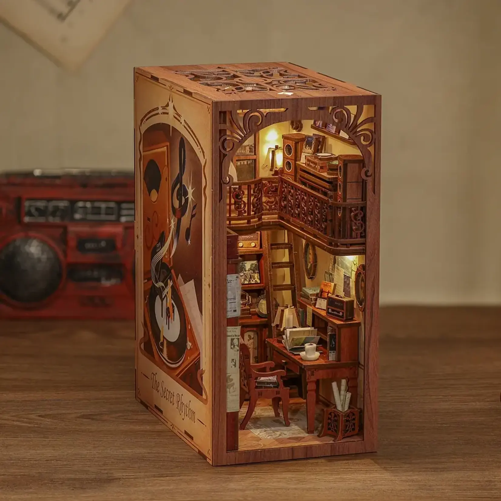 Book Nook Kit - The Secret Rhythm with Dust Cover