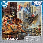 #19090 Thomas Kinkade DC Women Puzzle Dragon Cache Used Game