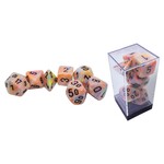 7-Set Mega Hedrals: Festive Circus/black Dice Set