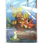 #19264 Disney Peter Pan Childrens Puzzle Dragon Cache Used Game
