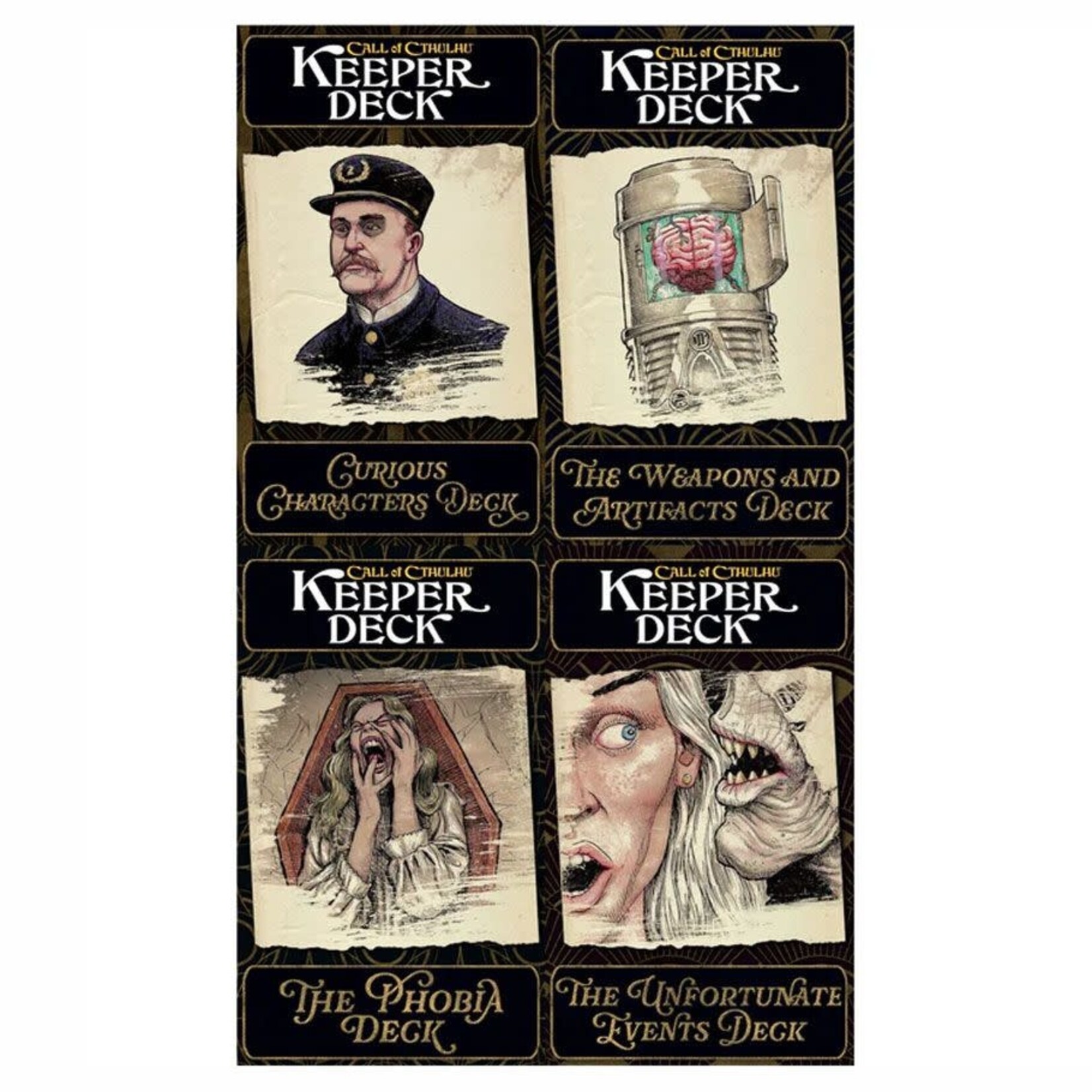 Call of Cthulhu RPG: Keeper Decks 2nd Edition