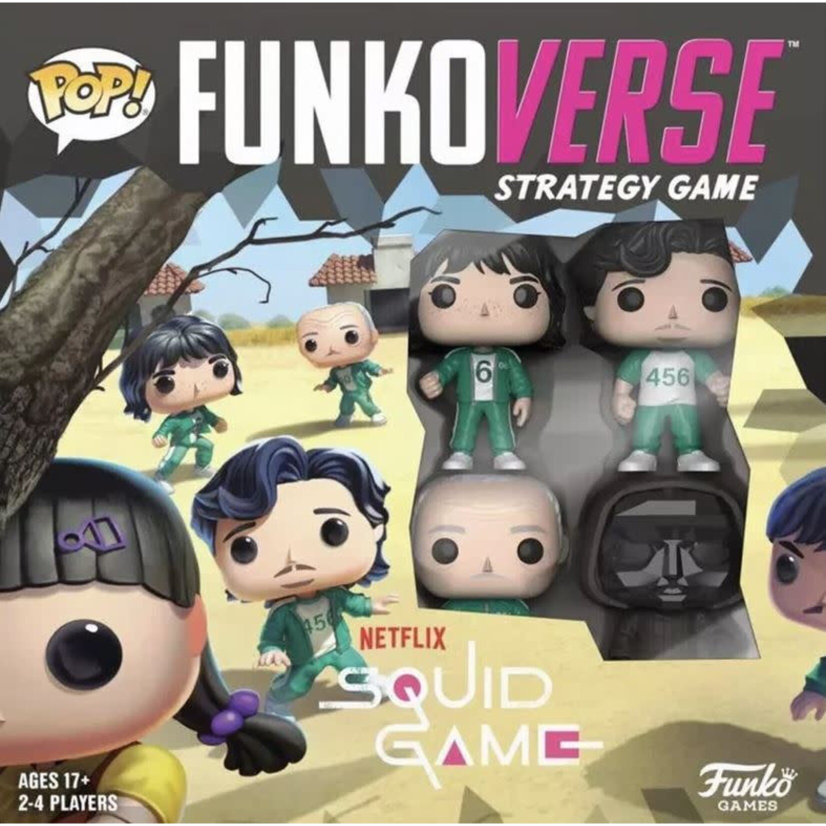 Funkoverse: Squid Game 4-Pack Dragon Cache Game
