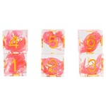 d6 16mm Sharp-edged: Sharp Flamingo Dice (6)