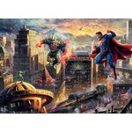 #19302 Superman Man of Steel Kinkade Puzzle Dragon Cache Used Game