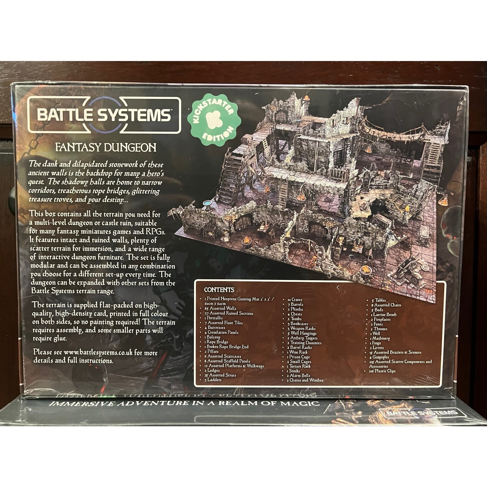 Fantasy Dungeon Terrain KS Edition (Terrain Box Only) All Sales Final Maladum Battle Systems