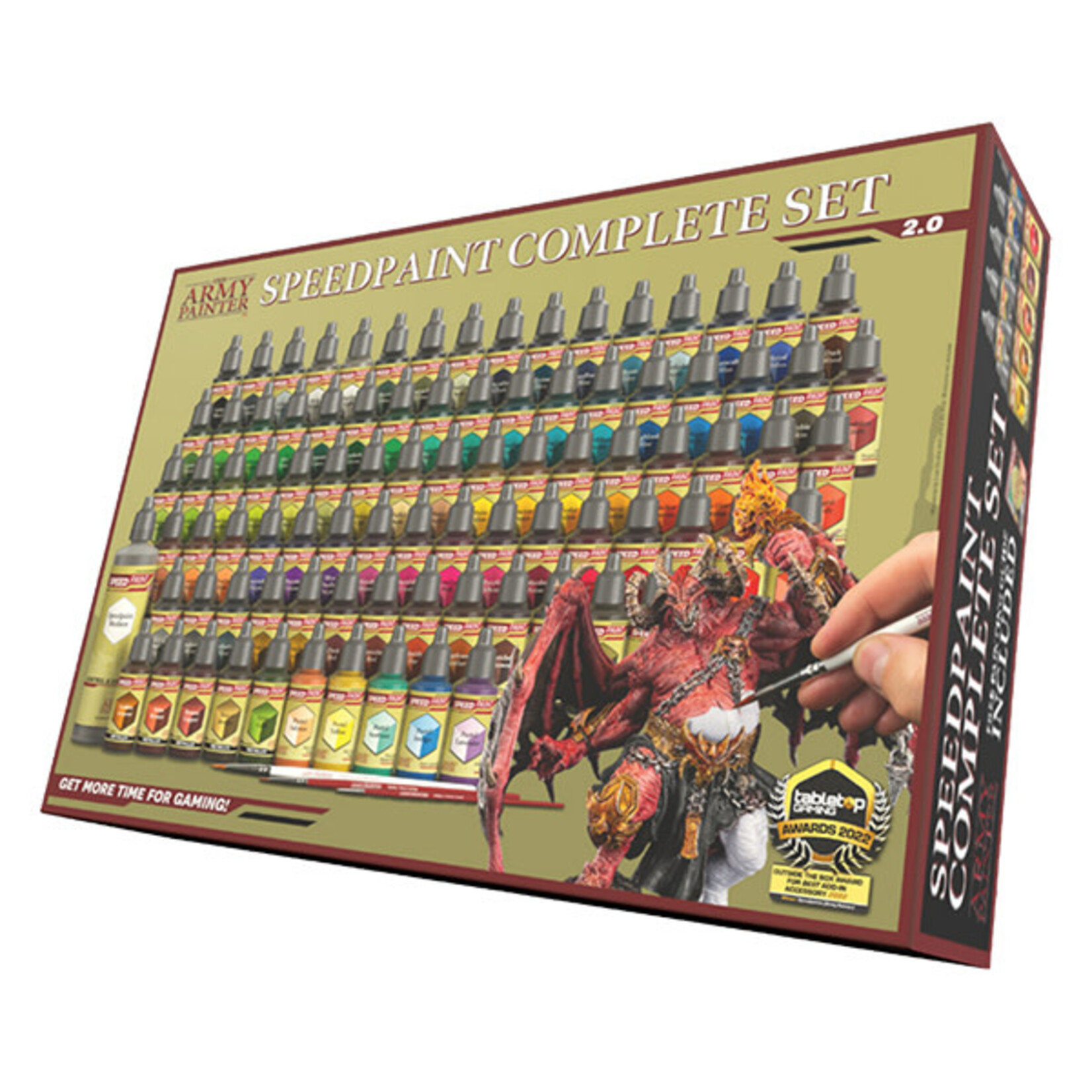 Army Painter Warpaints: Speedpaint Complete Set 2.0 (90 colors + 3 brushes + medium)