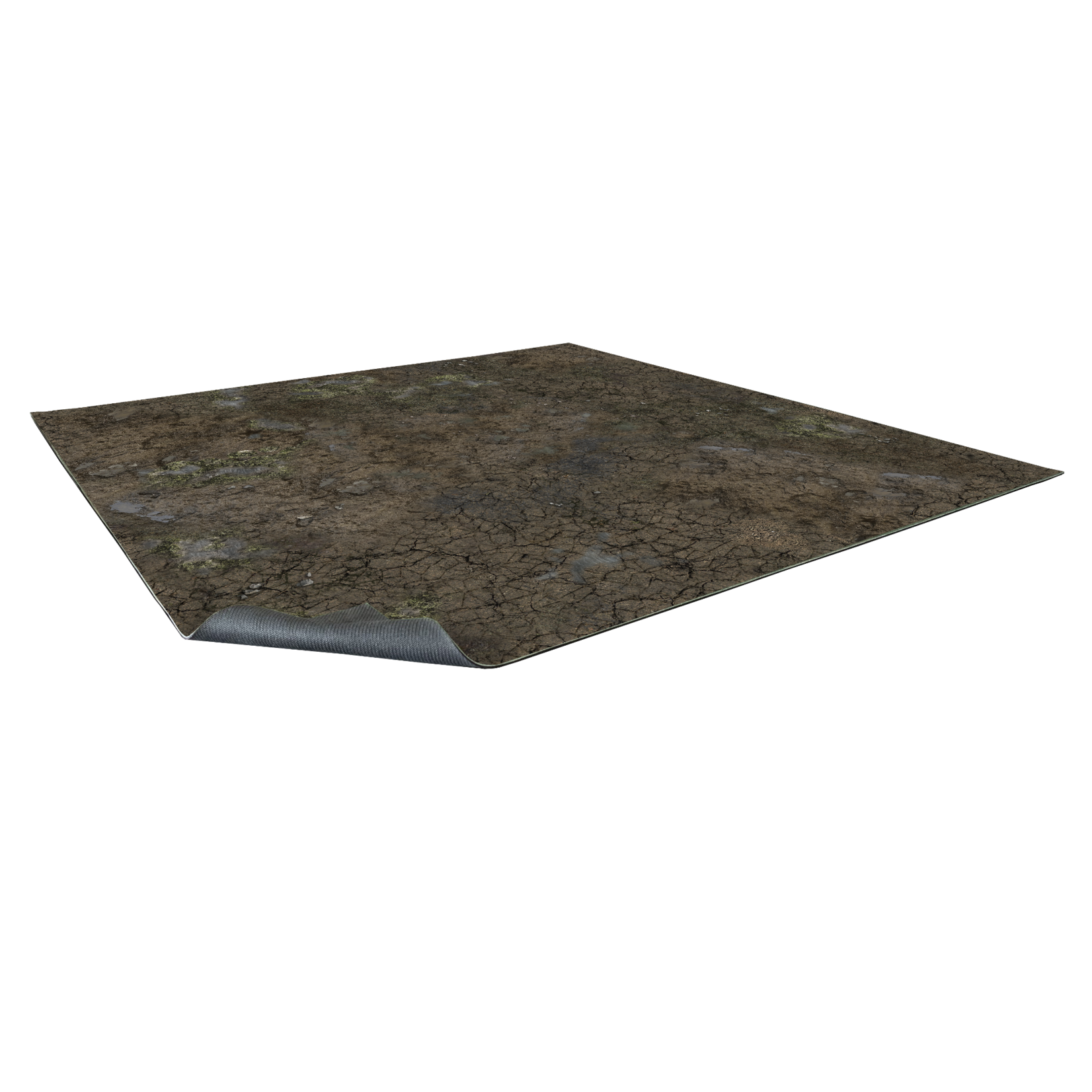 Muddy Streets Gaming Mat 3' x 3' - Grid