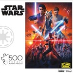 #19344 Star Wars the Clone Wars 500 Piece Puzzle Dragon Cache Used Game