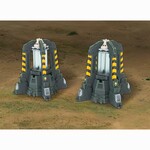 Gothic Sector- Legion Plasma Generators (x2), 30mm Scale Battlefield in a Box