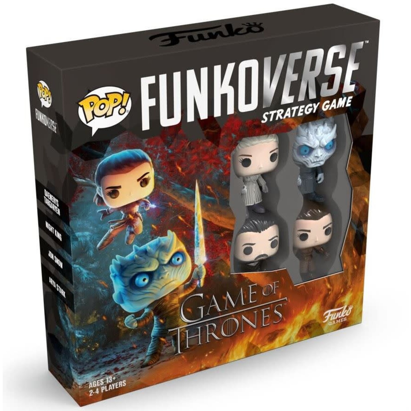 POP Funkoverse: Game of Thrones 100 4 Pack Dragon Cache Game
