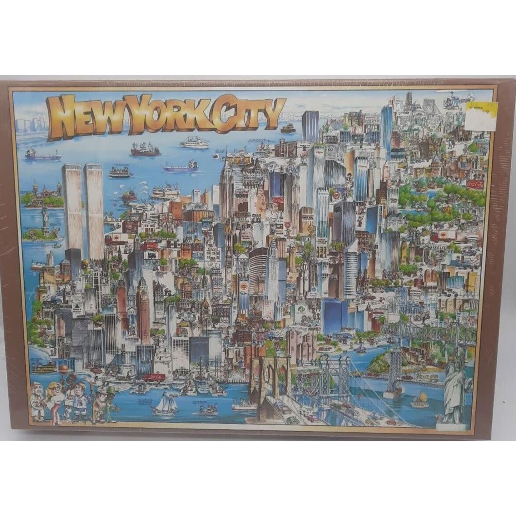 #19501 New York City Vintage 504 Piece Puzzle Dragon Cache Used Game