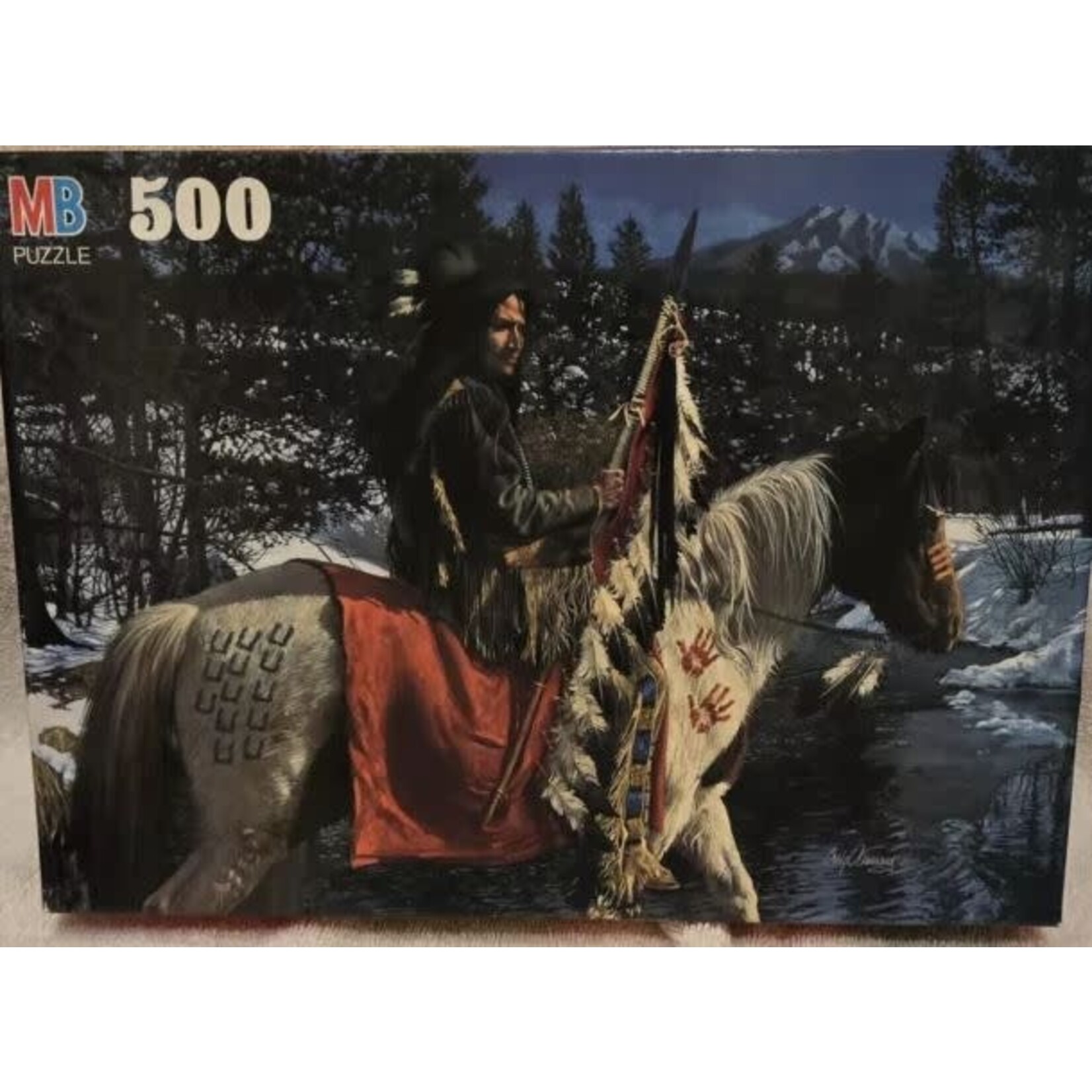 #19502 Frontier Days 500 Piece Puzzle Dragon Cache Used Game