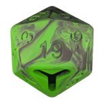 Pawlymorph Pet Toy - Barbarian Strength D20 - Murky Swamp (Green)
