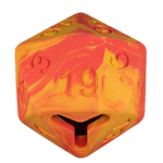 Pawlymorph Pet Toy - Barbarian Strength D20 - Dragon Fire (Red)