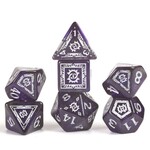 D&D Adventure Dice: Warlock (7 Purple) Polyhedral Dice Set