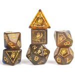 D&D Adventure Dice: Monk (Blue/Gold) 12 Polyhedral Dice Set