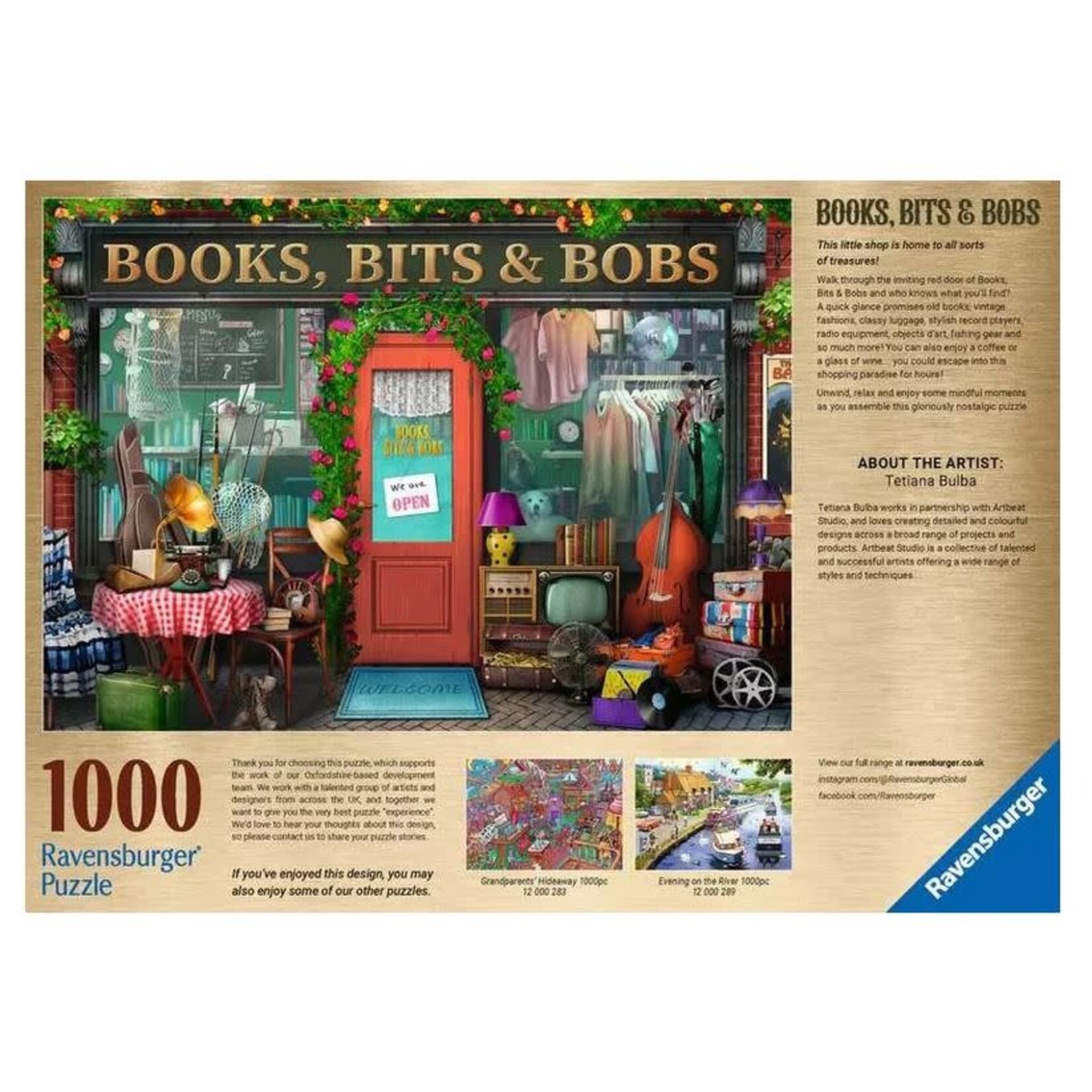 Books, Bits & Bobs 1000 Piece Puzzle