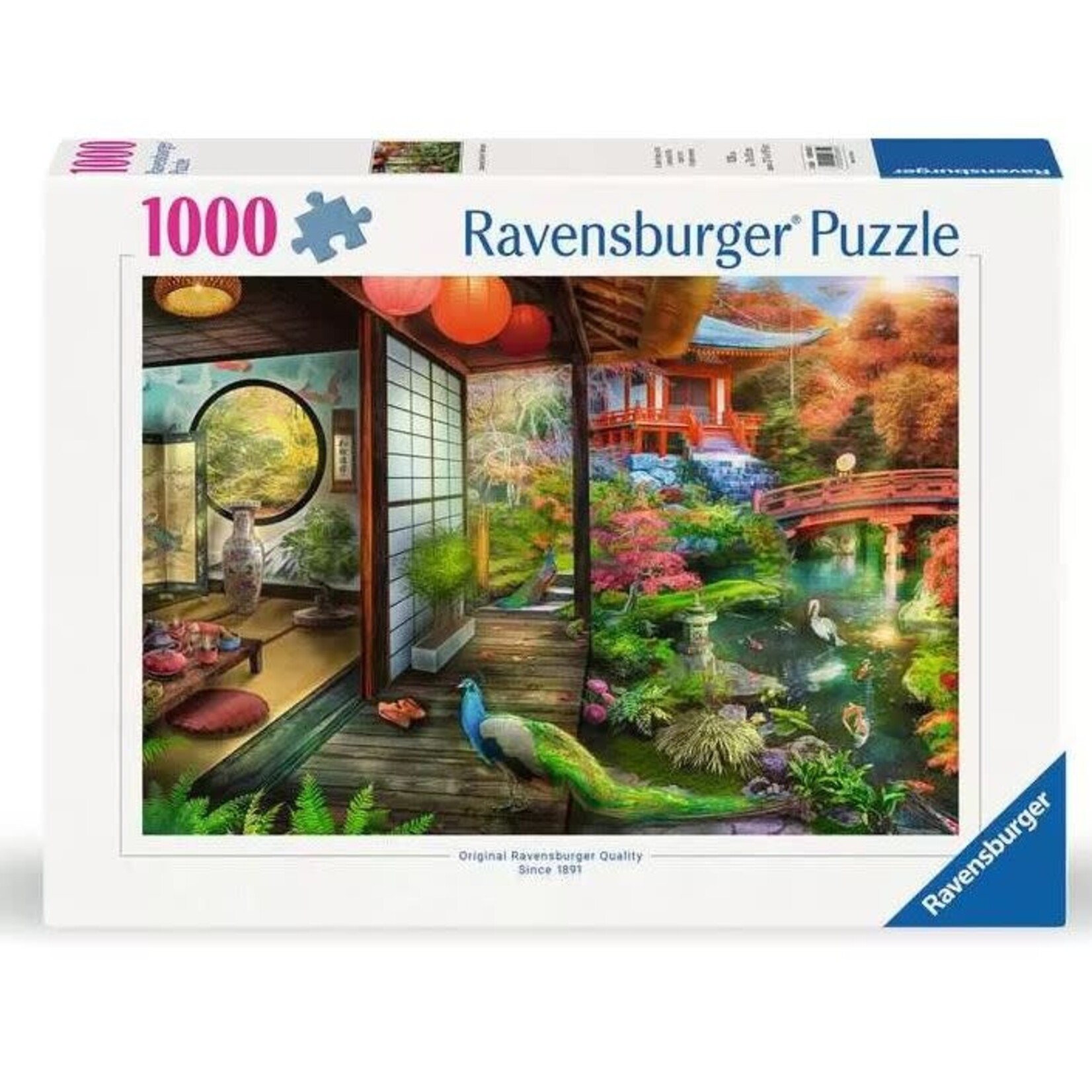 Japanese Garden Teahouse 1000 Piece Puzzle