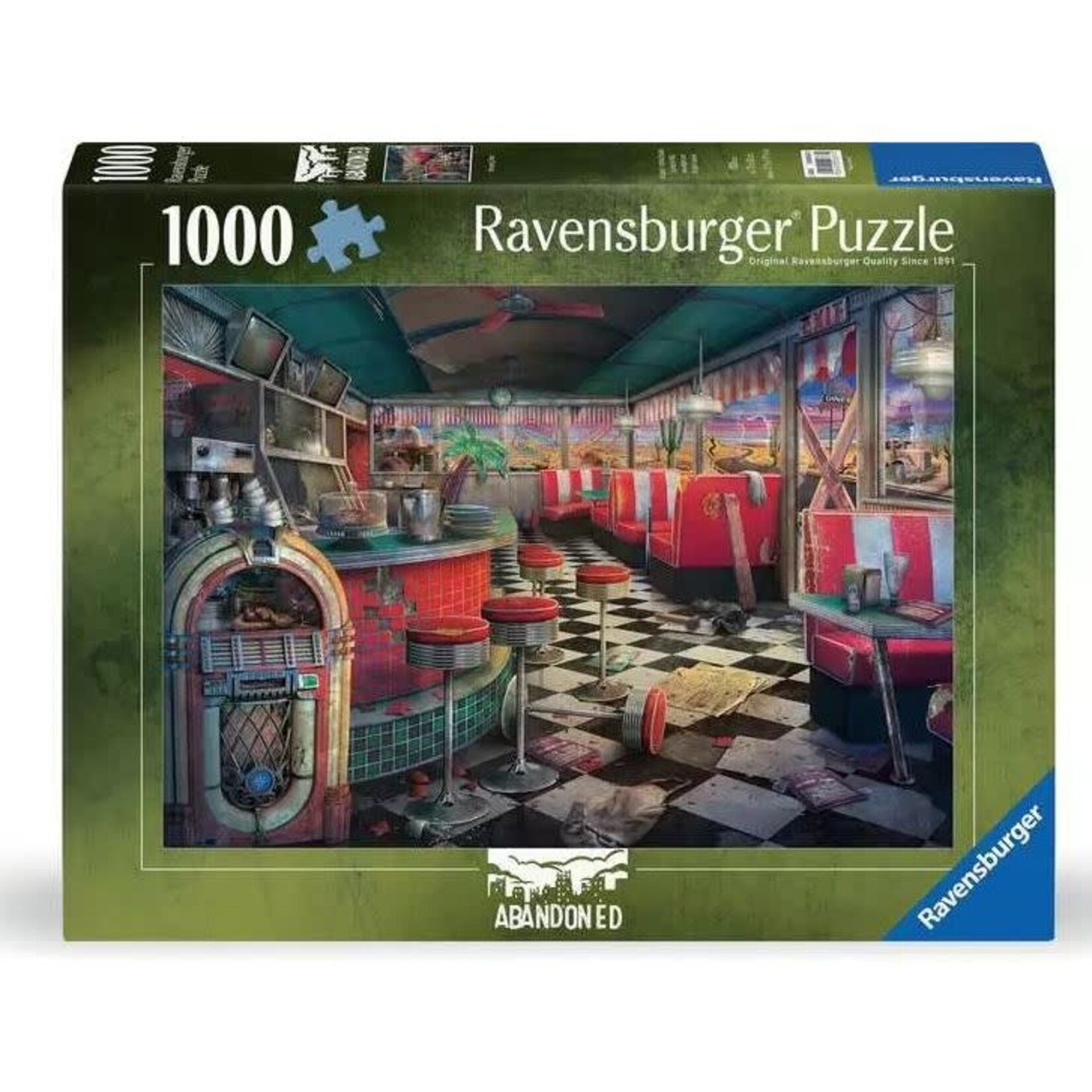 Decaying Diner 1000 Piece Puzzle