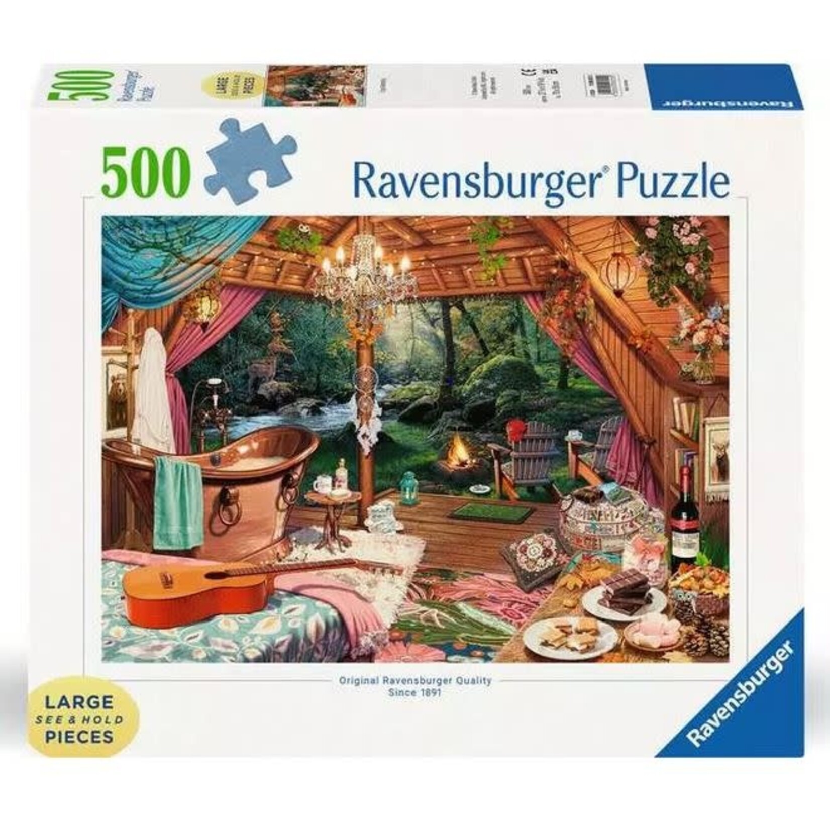 Cozy Glamping 500 Piece Large Format Puzzle