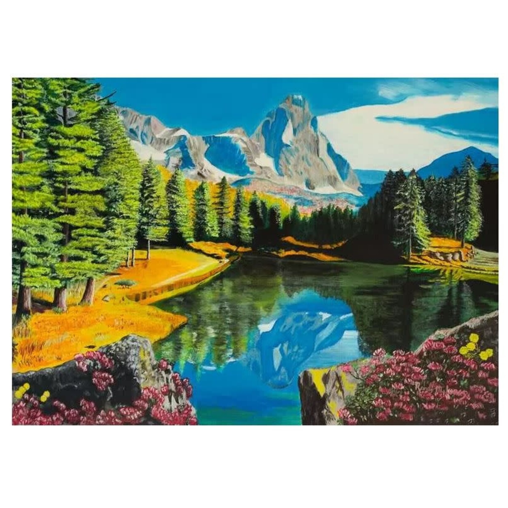 Rocky Mountain Reflections 300 Piece Large Format Puzzle