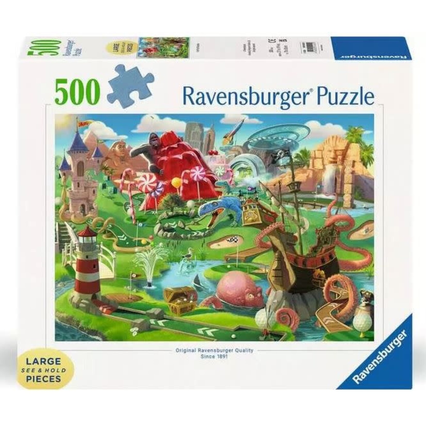 Putt Putt Paradise 500 Piece Large Format Puzzle