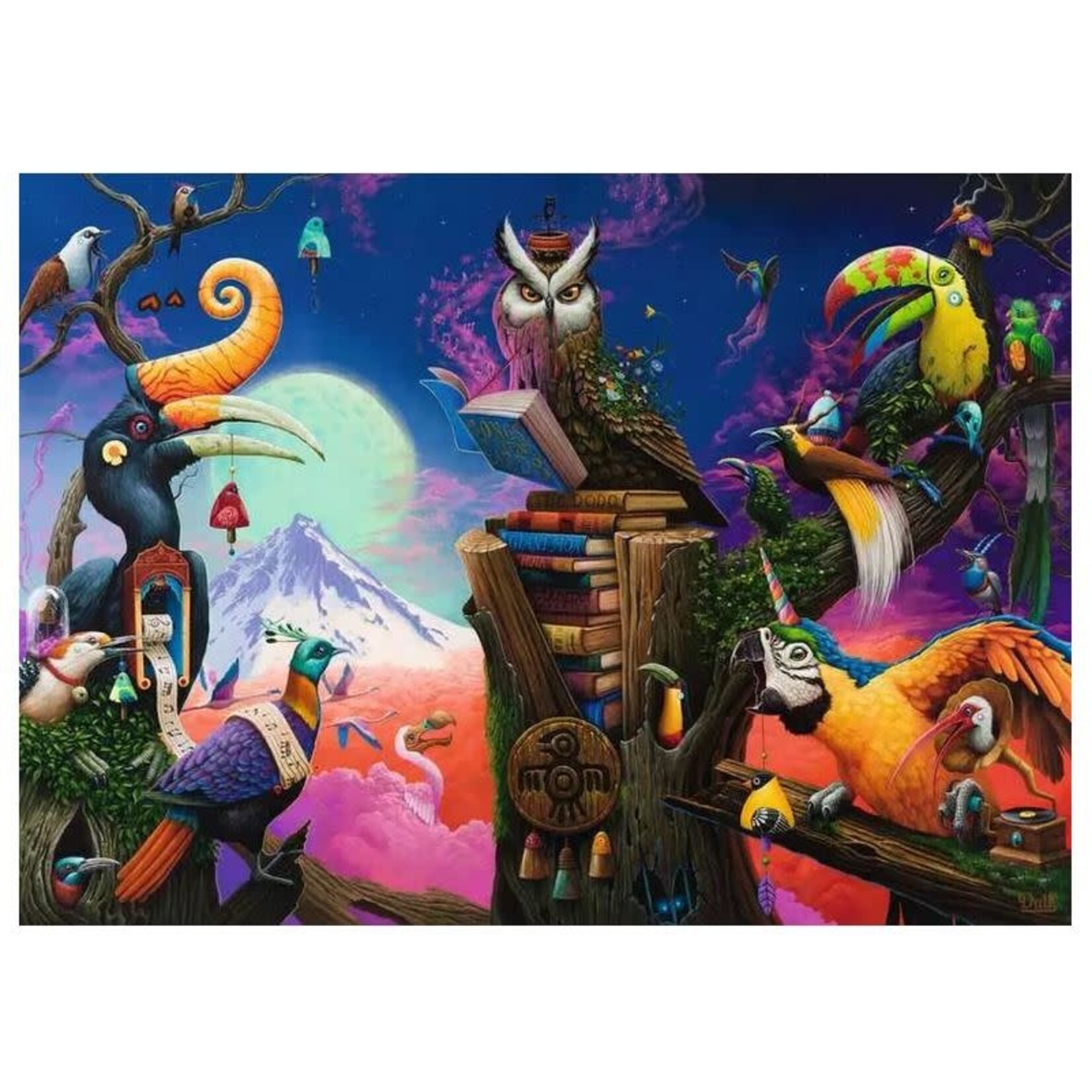 Songs of Extinct Birds 1000 Piece Puzzle