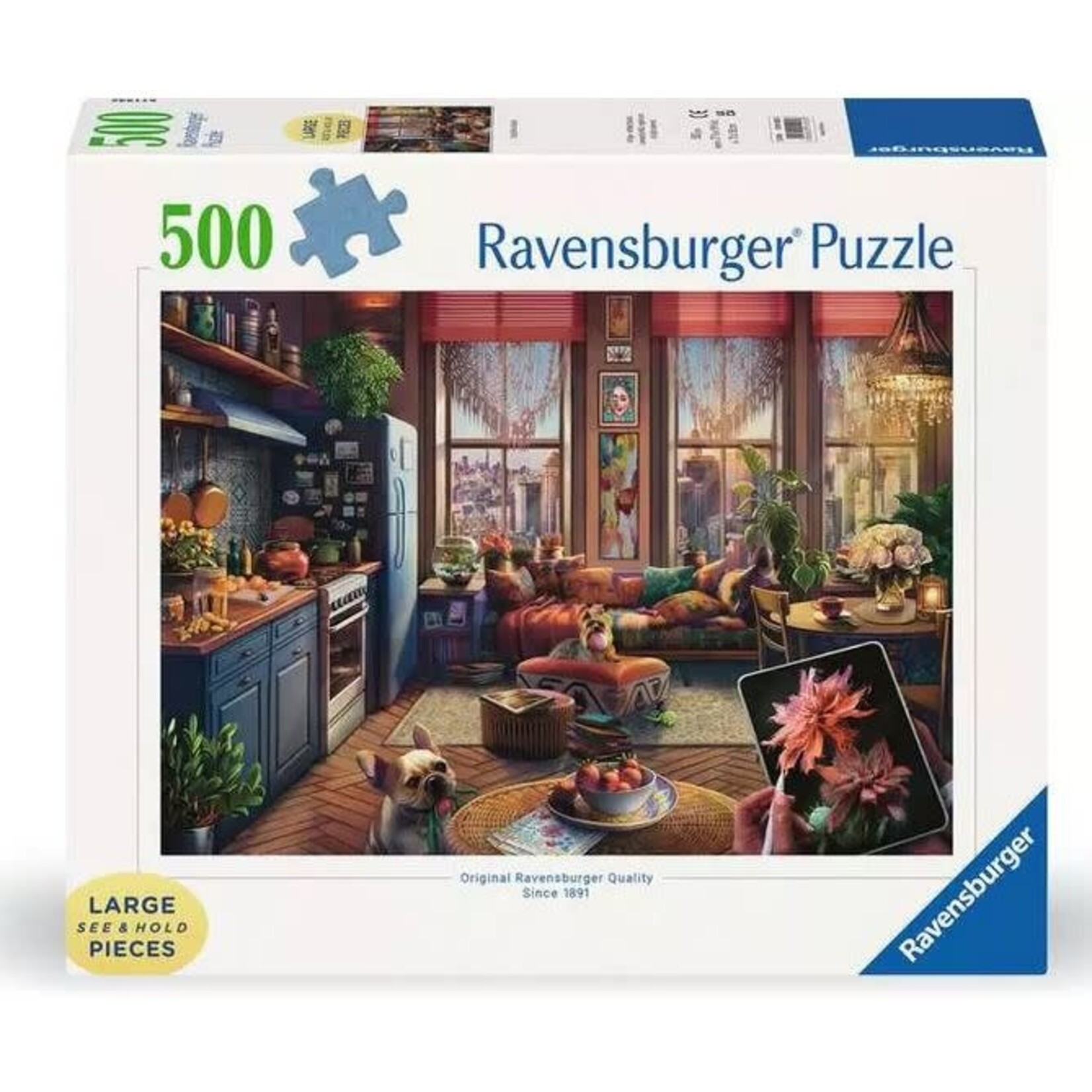 Cozy BoHo Studio 500 Piece Large Format Puzzle