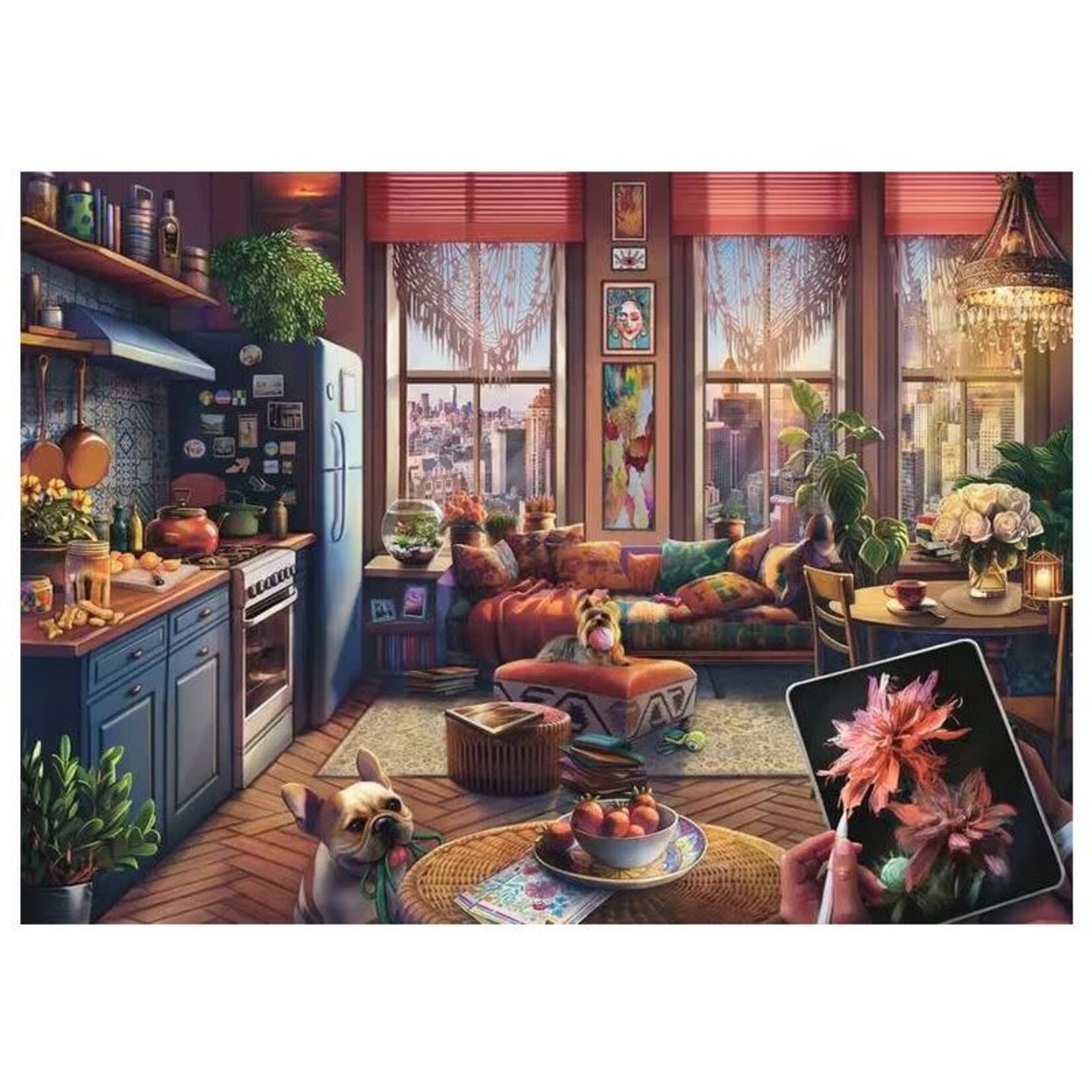 Cozy BoHo Studio 500 Piece Large Format Puzzle