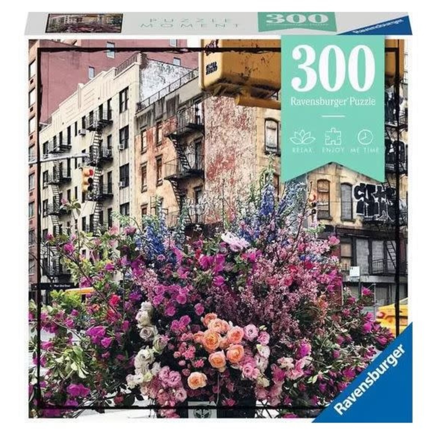 Puzzle Moments: Flowers in New York 300 Piece Puzzle