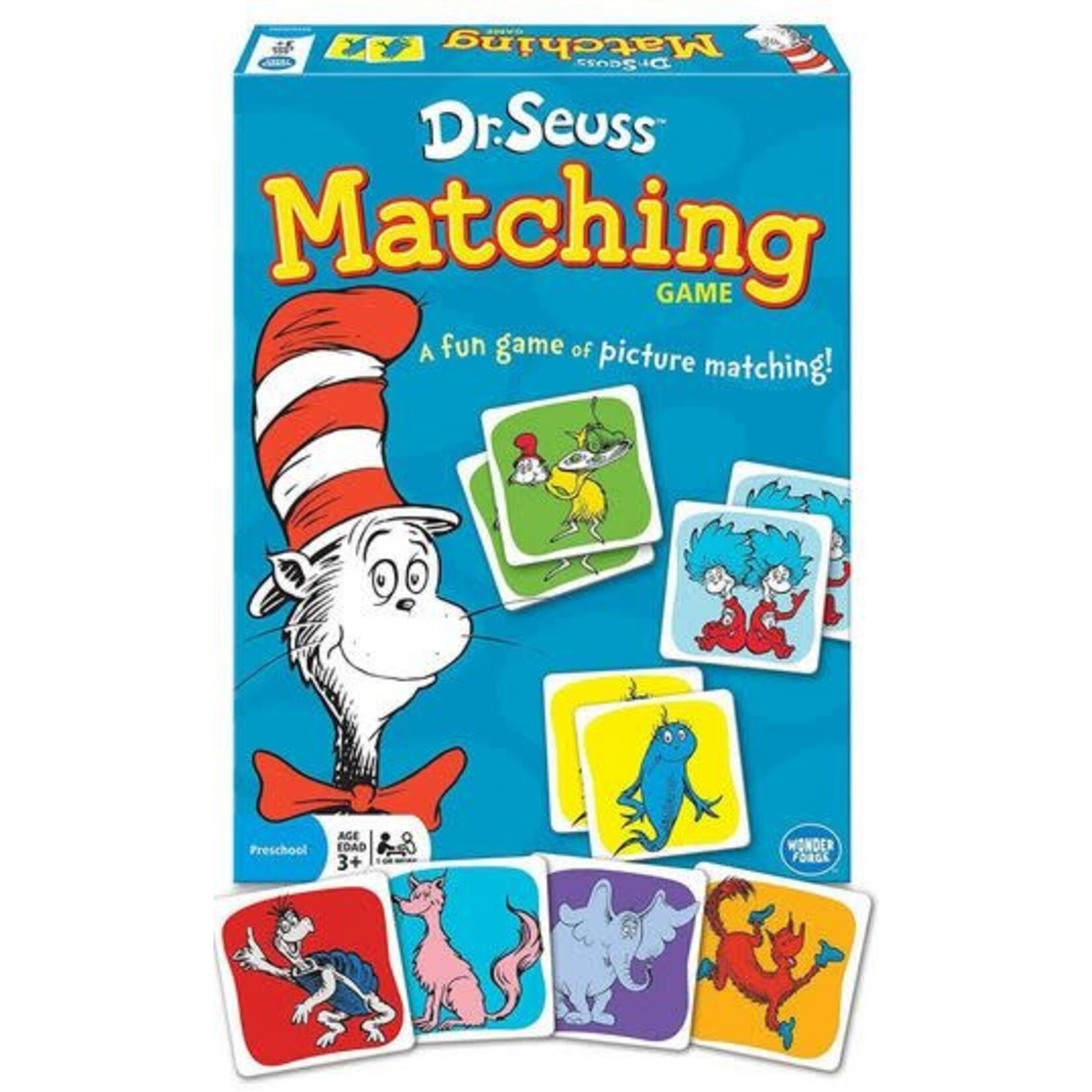 #19577 Dr. Seuss Matching Game Dragon Cache Used Game
